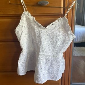 SIM AND SAM JUNIORS WHITE TANK